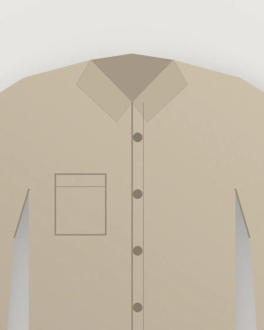 Beige Casual Shirt — detail