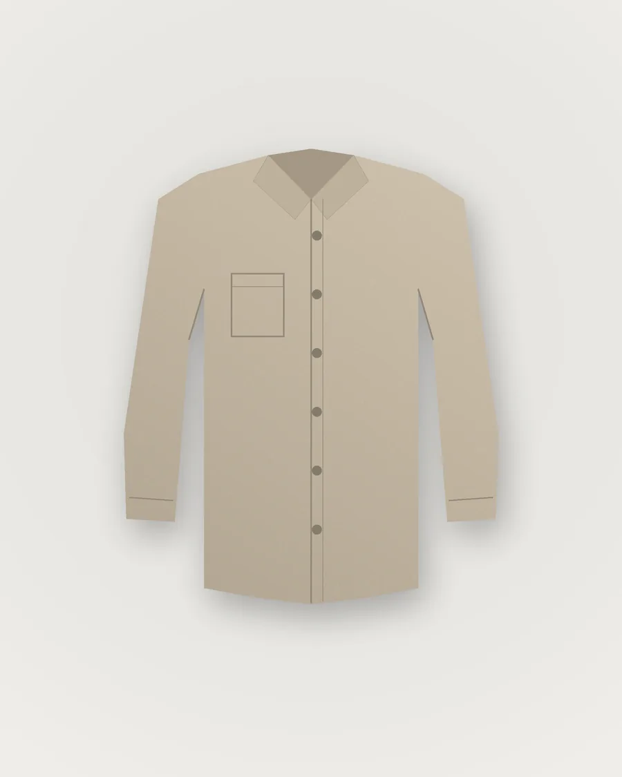 Beige Casual Shirt — front