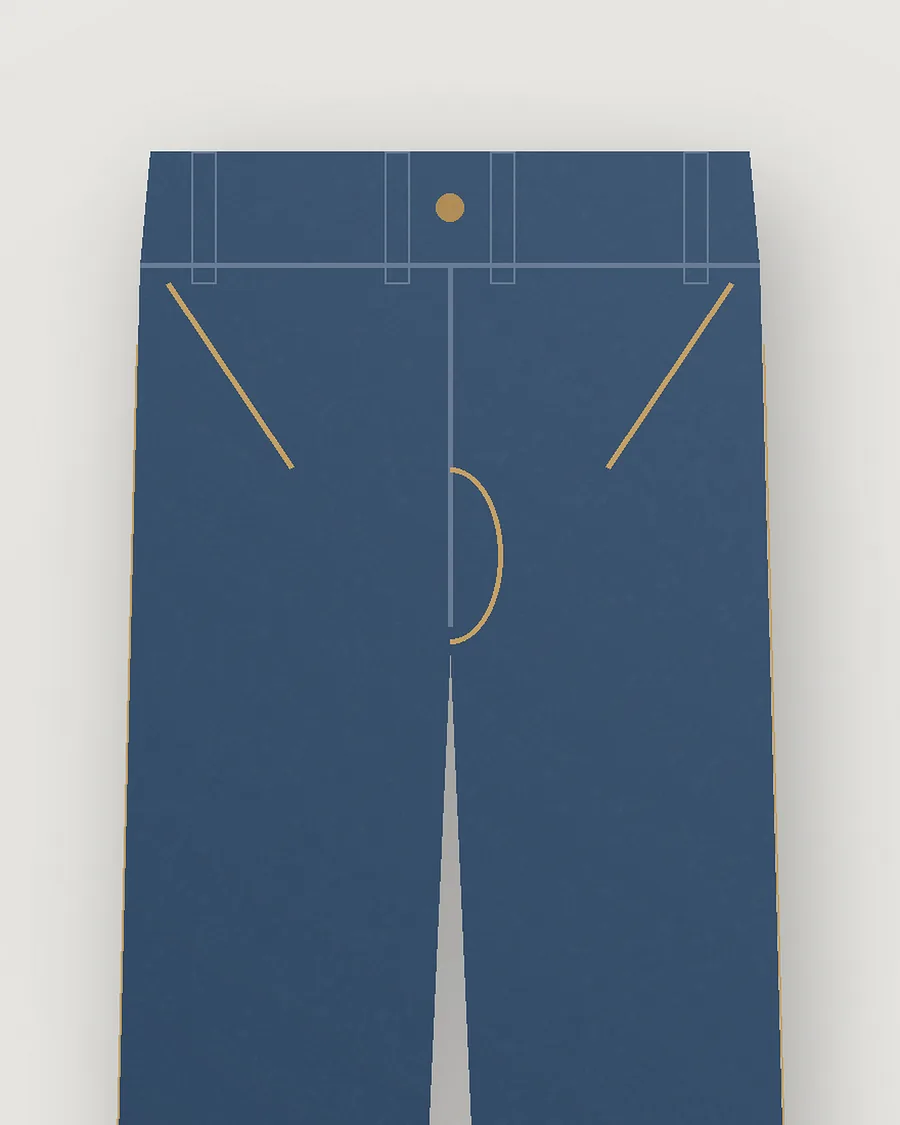 Classic Blue Denim — detail