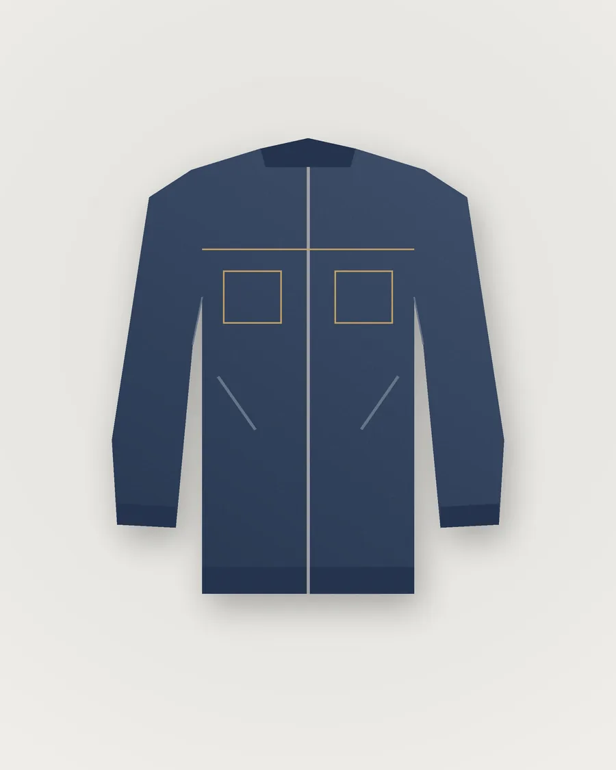 Denim Trucker Jacket — front