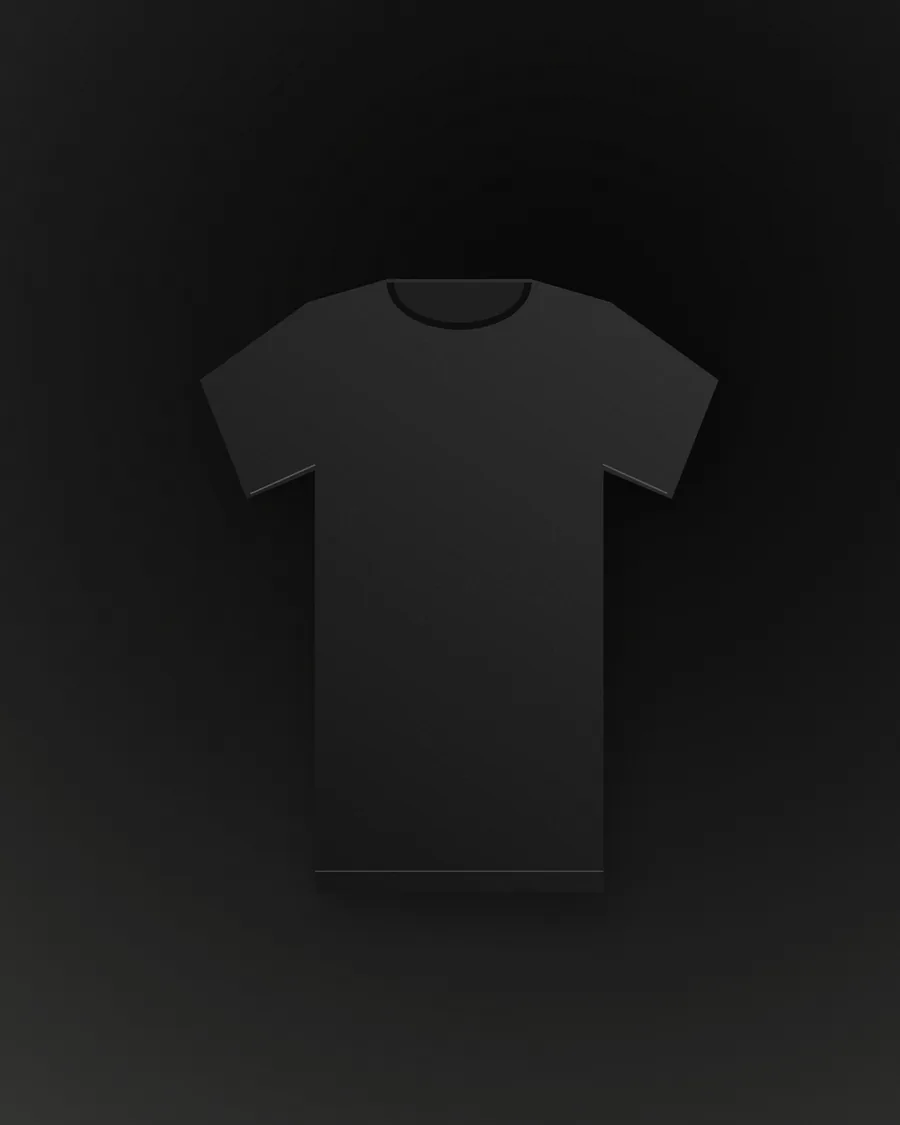 Essential Black Crew T-Shirt — lifestyle