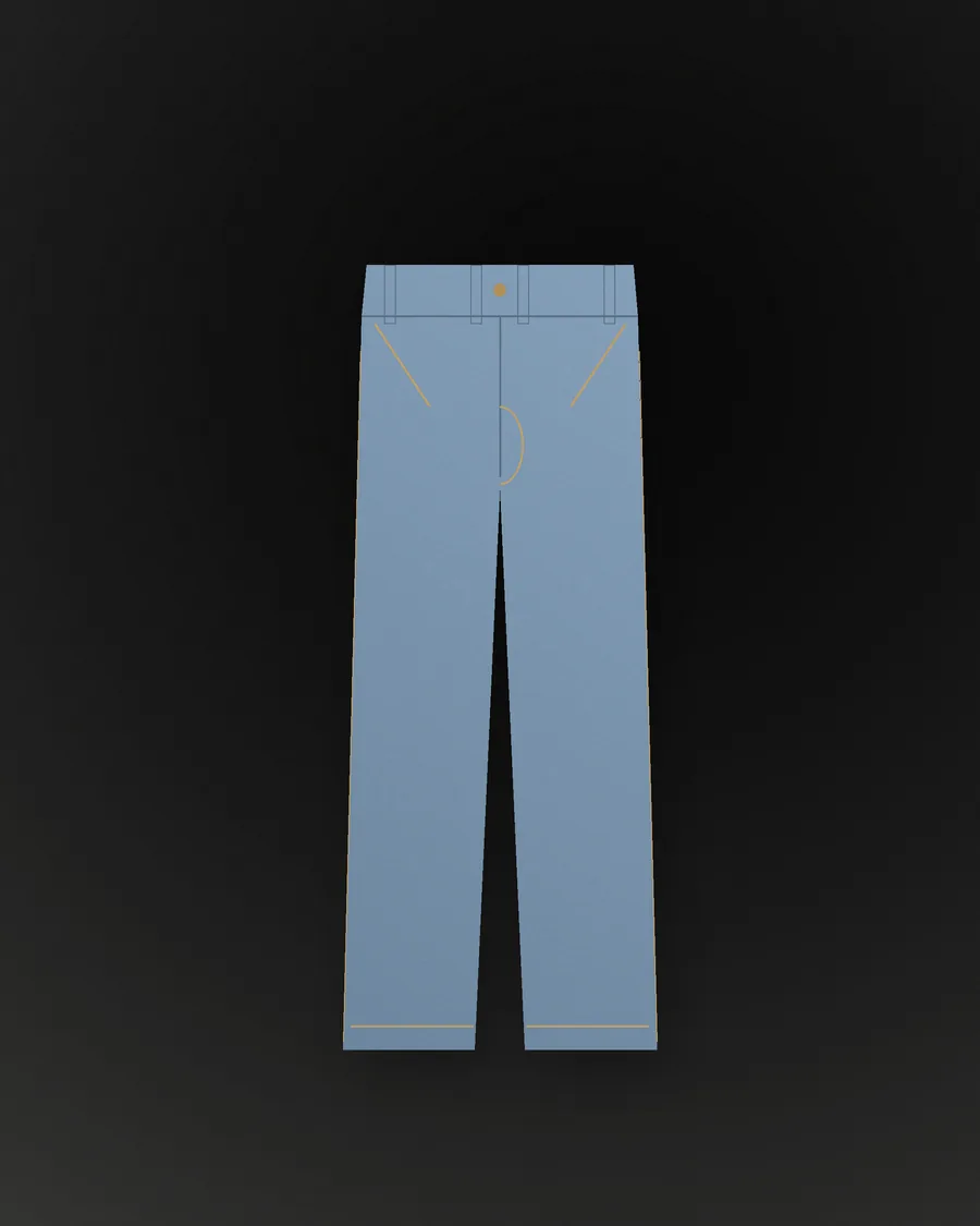 Light Wash Straight Jeans — lifestyle