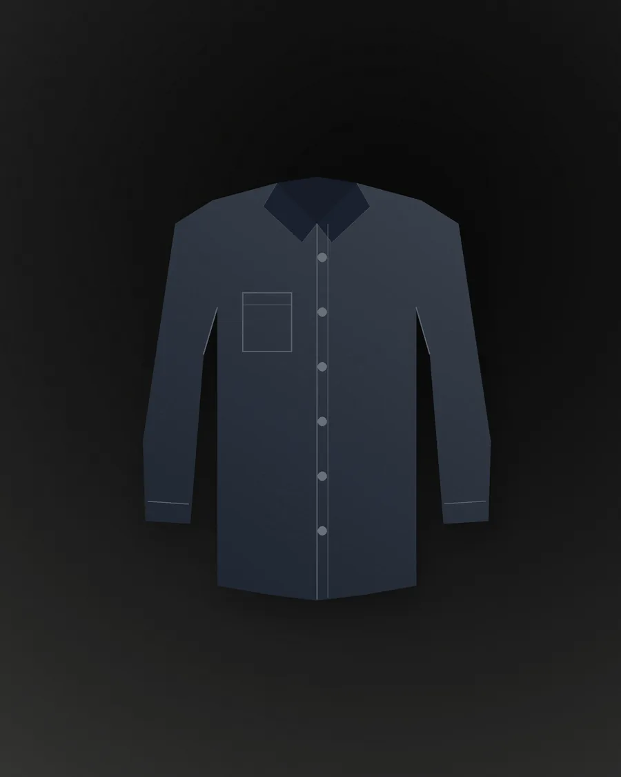 Navy Linen Shirt — lifestyle