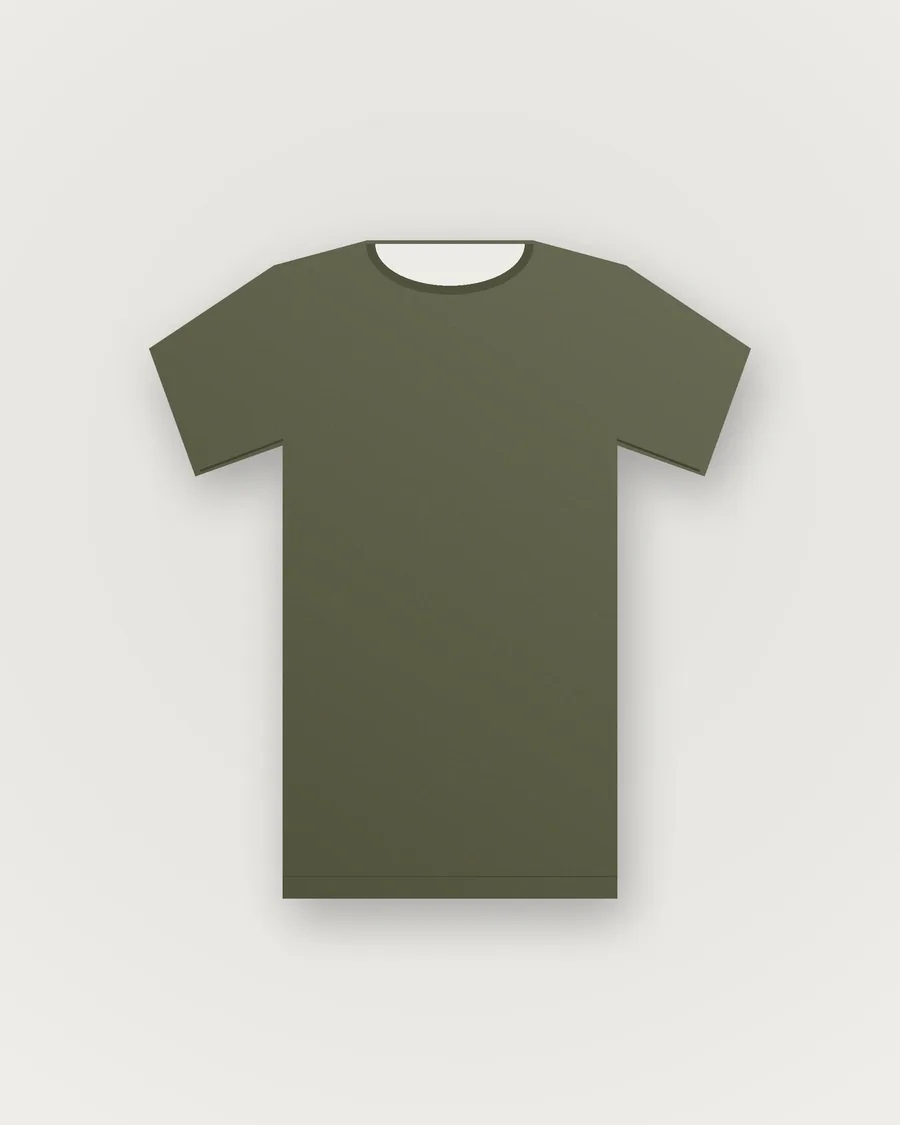 Olive Oversized T-Shirt — front