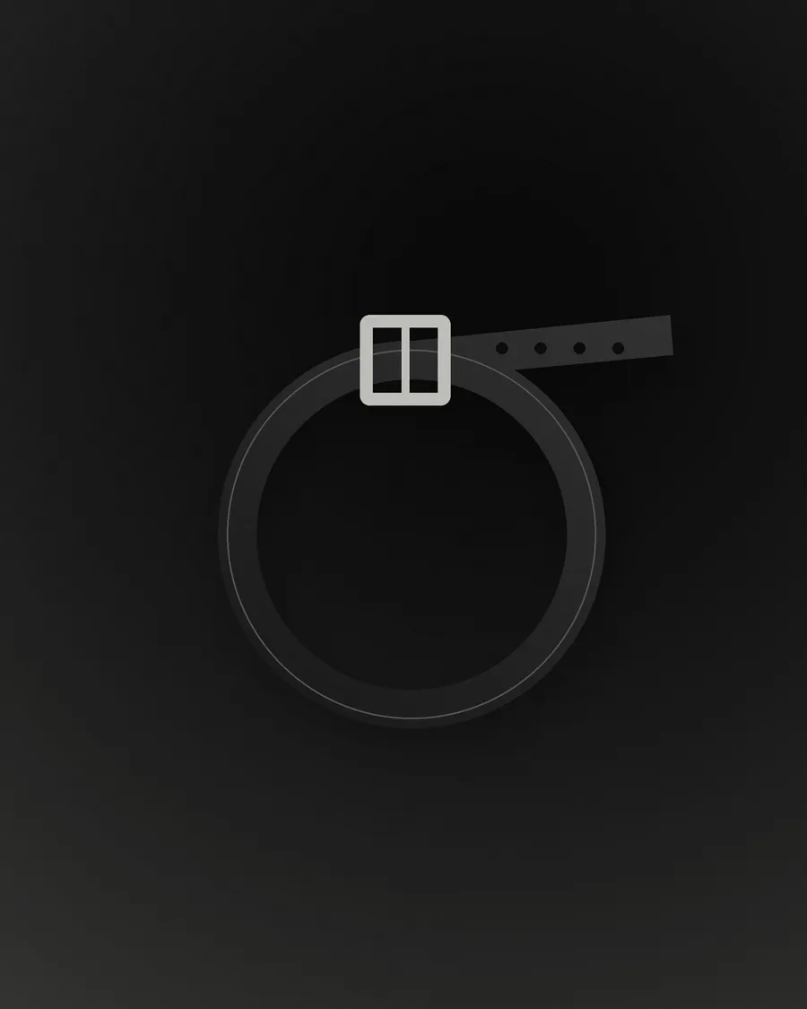 Premium Leather Belt — lifestyle