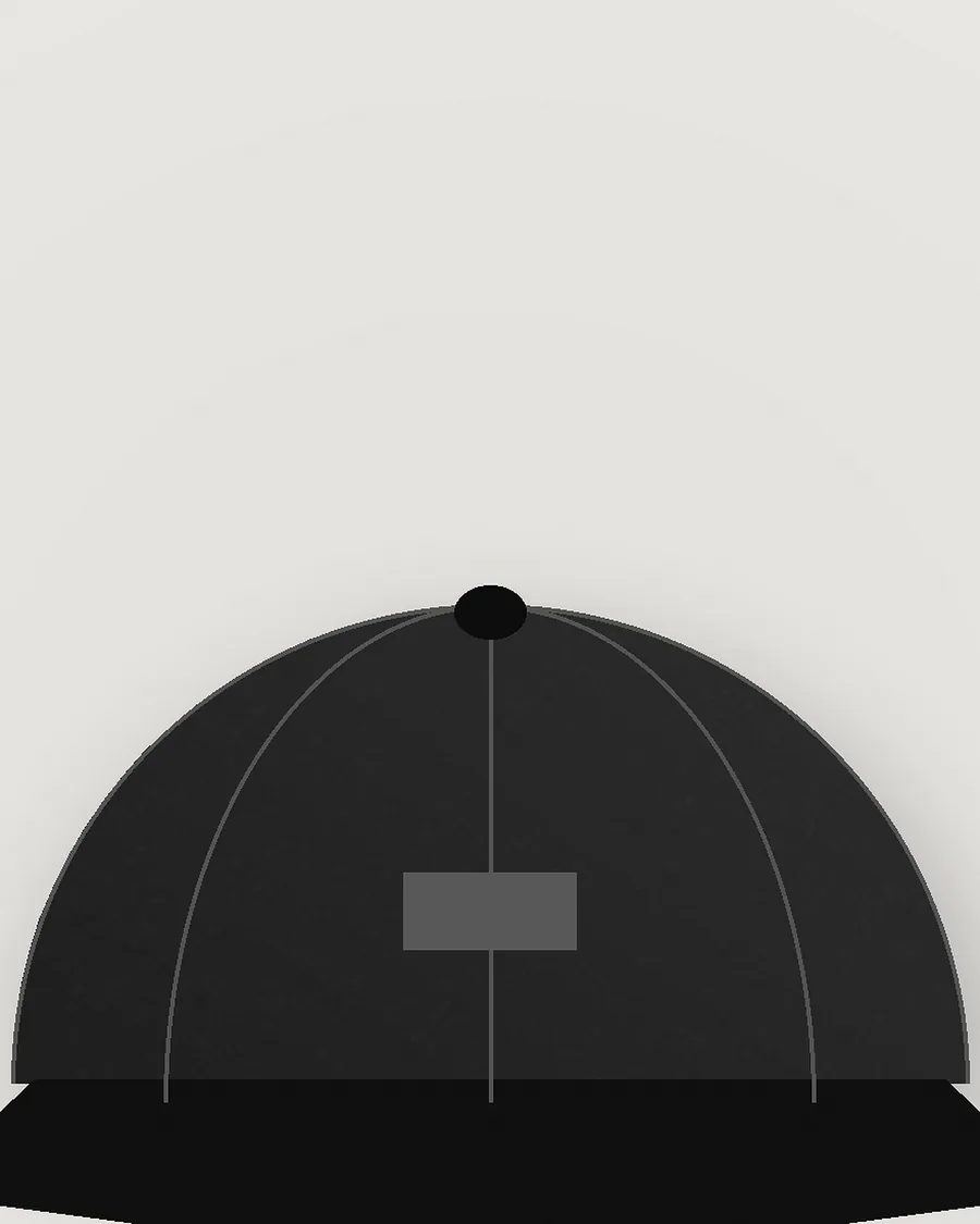 Signature Black Cap — detail