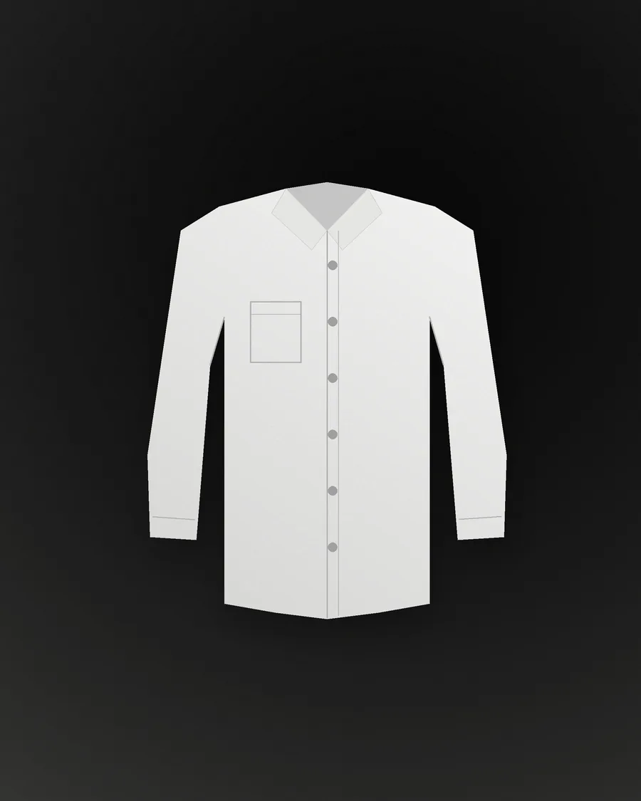 Crisp White Formal Shirt — lifestyle
